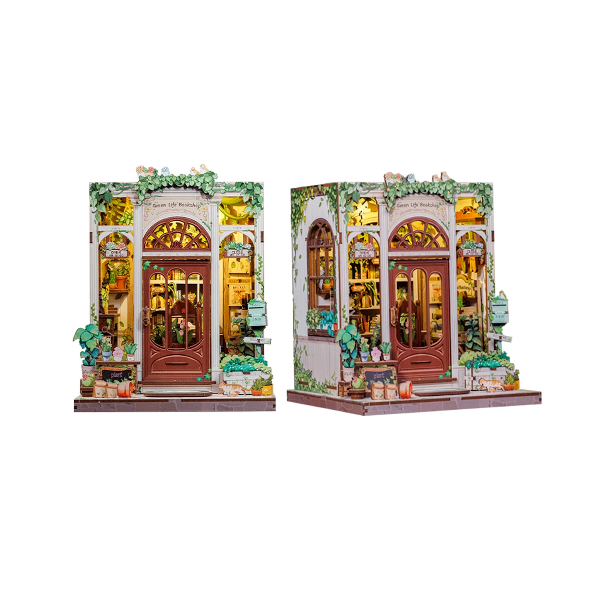 Green Life Bookstore | Miniature House DIY