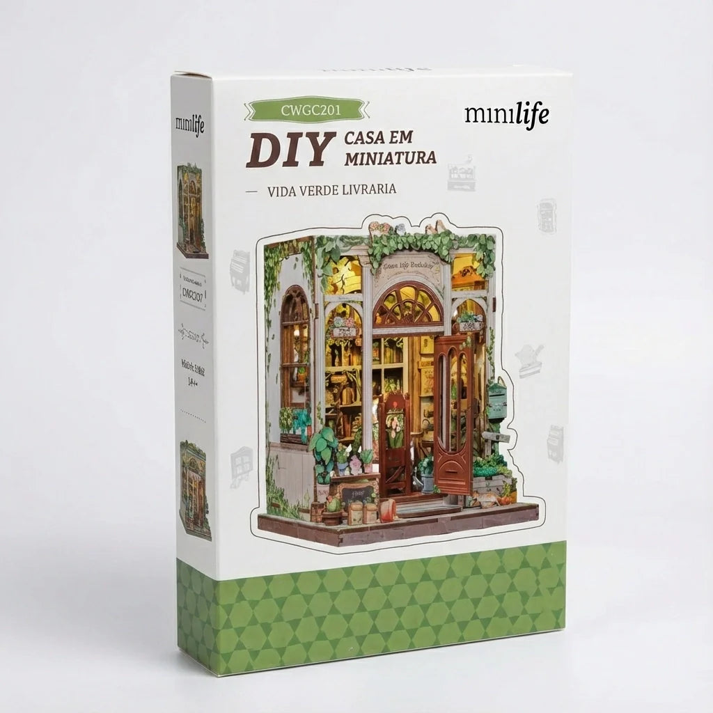 Green Life Bookstore | Miniature House DIY