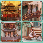 Oriental Village | Book Nook DIY