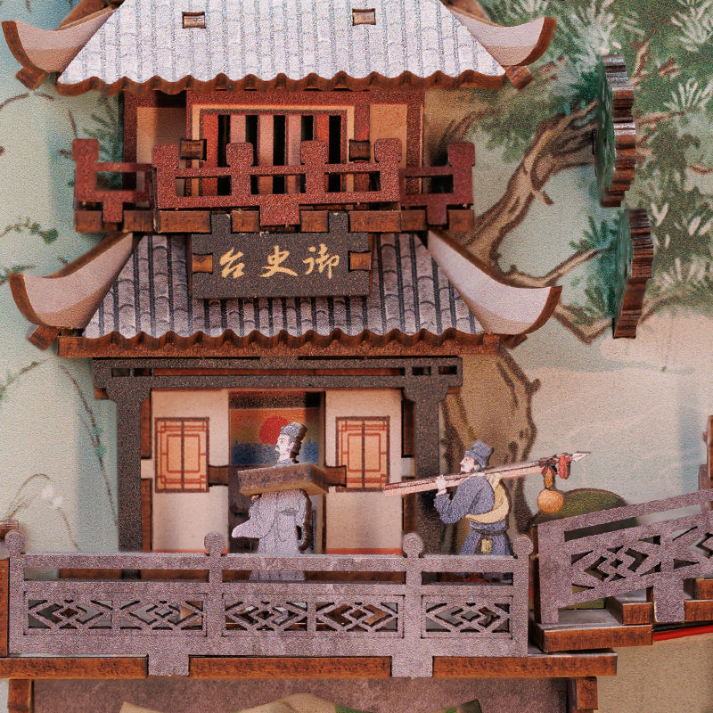 Oriental Village | Book Nook DIY