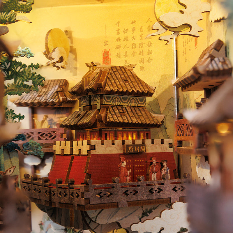 Oriental Village | Book Nook DIY