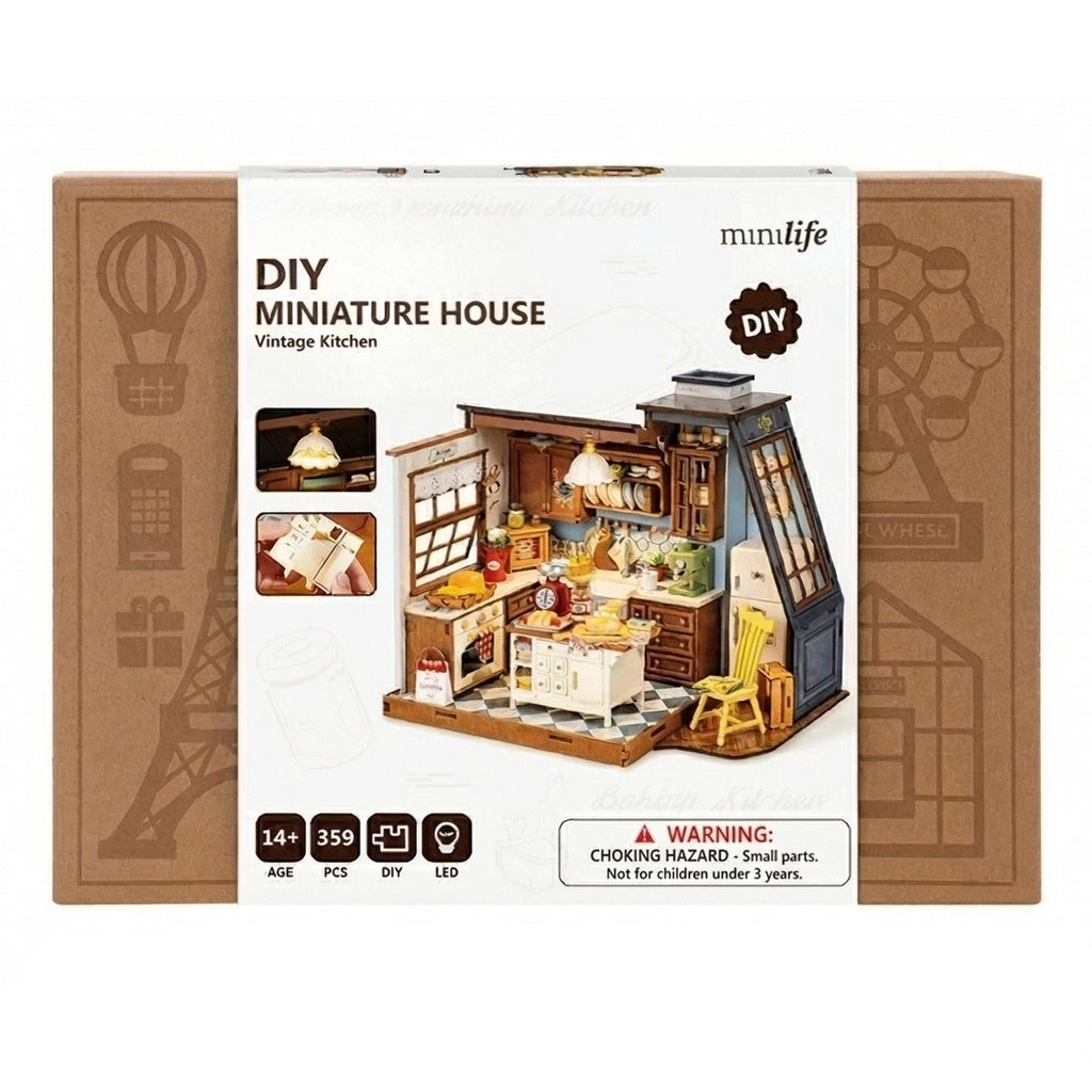 Vintage Kitchen | Miniature House DIY